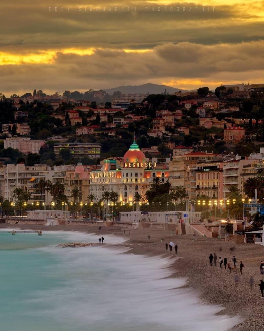 Vacance Nice Vue Mer Panoramique Exterior foto
